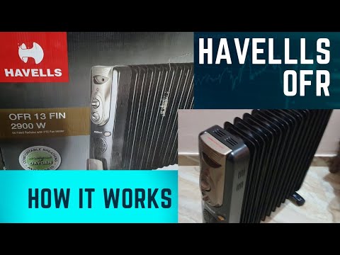 Havells Hestio 11 Wave Fin OFR 2900 Watt with 3 Heat Setting ''1000W/1500W/2500W''