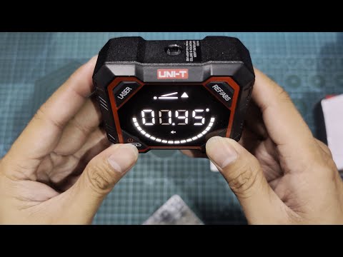UNI T Angle Meter LM320F Unboxing and Test - ASMR