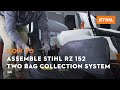 How to Assemble: STIHL RZ 152 Two Bag Collection System | STIHL Tutorial