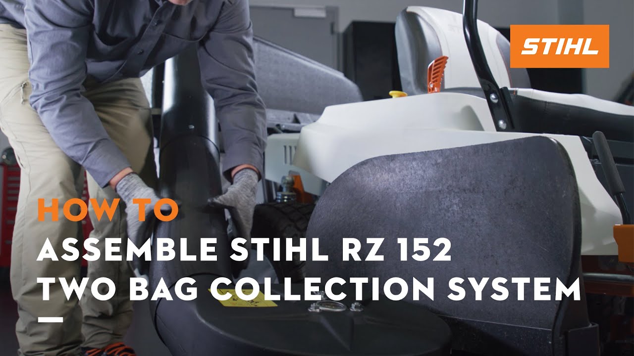 How to Assemble: STIHL RZ 152 Two Bag Collection System | STIHL Tutorial