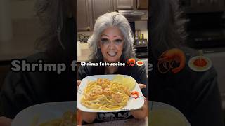 Shrimp fettuccine  🍤 #recipe  #fyp  #dinner #cookingshorts #easyrecipe #cookingshow ￼