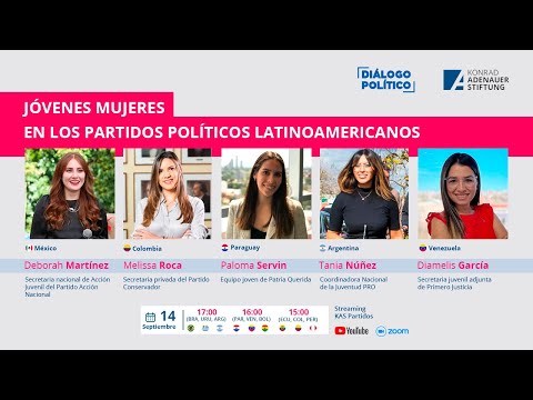 Jóvenes mujeres en los partidos políticos latinoamericanos