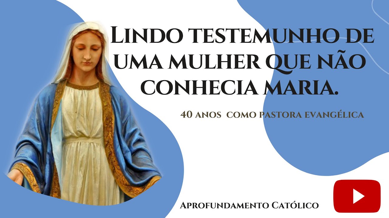 Pastora evangélica tem uma experiência pessoal com a Virgem Maria I Aprofundamento Católico