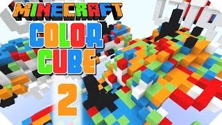 Minecraft Color Cube - Ep. 2 - Blue Team Boo Team!