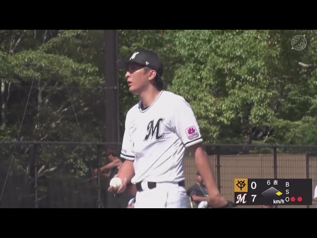 【ファーム】相手を寄せ付けない!! マリーンズ・河村説人 6回無失点7奪三振のナイスピッチング!! 2025年6月28日 千葉ロッテマリーンズ 対 読売ジャイアンツ