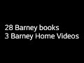 28 Barney Books And 3 Barney Home Videos