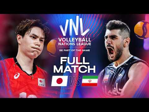 The BEST Volleyball from Japan! 🇯🇵 - Japan vs. Iran | VNL 2024 - Full Match | Week 2