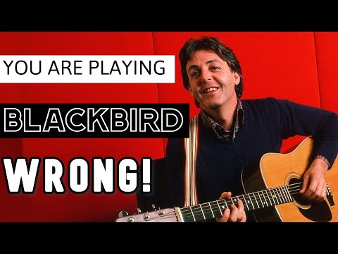 How Does Paul McCartney Actually Play Blackbird?