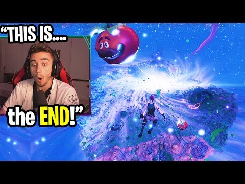 THE END OF FORTNITE... (Fortnite "THE END" FULL EVENT LIVE REACTION!)