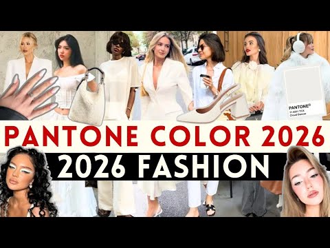 🔴THE PANTONE COLOR OF THE YEAR 2026 HAS BEEN REVEALED: HOW TO USE THE CLOUD DANCER IN FASHION 2026?