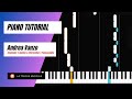 Soulmate x Amélie x Interstellar x Passacaglia - Andrea Vanzo - PIANO TUTORIAL