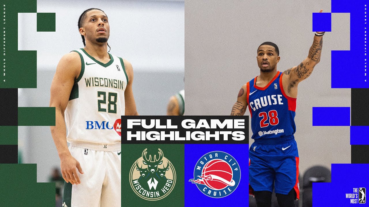 RECAP: Motor City Cruise Win OT Thriller Against Wisconsin Herd 134-130