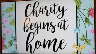 Charity Begins At Home