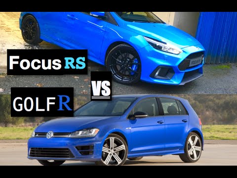 2016 Ford Focus RS vs 2016 Volkswagen Golf R Comparison - Inside Lane