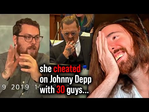Johnny Depp Trial: Amber Heard had late-night visitors over 30 times | Asmongold Reacts