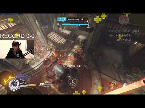 SUPER PRO REINHARDT GAMEPLAY OVERWATCH SEASON 35 TOP 500