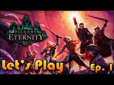PILLARS OF ETERNITY Let's Play Blind on Hard Difficulty in 2020 [Episode 1][Character Creation]