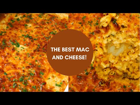 Three-Cheese Baked Mac and Cheese with Smoked Gouda and a Crispy Top
