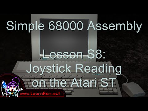 Simple Joystick Reading on the Atari ST - Lesson S8