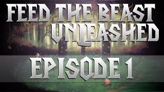 preview picture of video 'Minecraft Feed The Beast Unleashed Lets Play Episode 1 (Lava Power Source)'