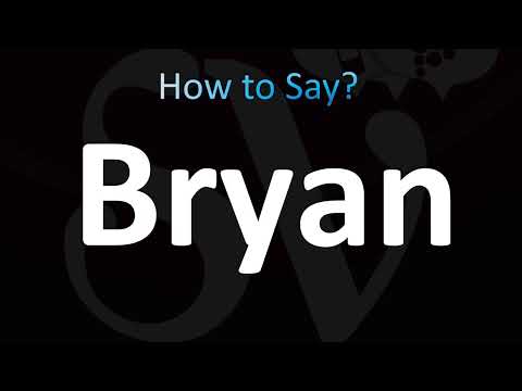 How to Pronounce Bryan (CORRECTLY!)