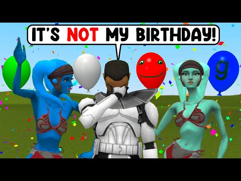 Server Owner HATED His Birthday Surprise - Gmod Star Wars RP Admin Trolling