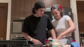 Cocinando pizza