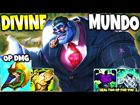 Mundo and Divine Sunderer Making things EXTRA SPICY for them to HANDLE 🔥 LoL Dr. Mundo s11 Gameplay