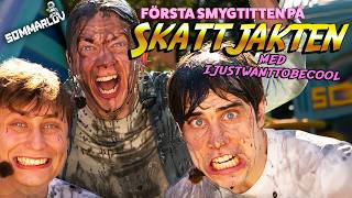 Första smygtitten på @IJustWantToBeCool s nya serien Skattjakten på #svtbarn #sommarlov