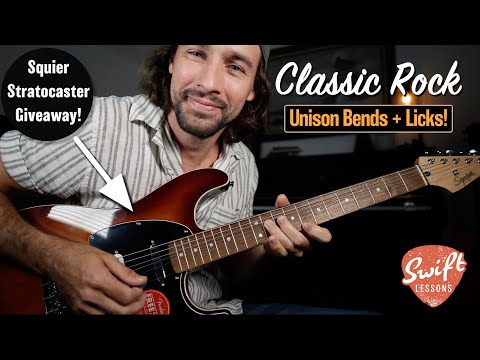 Classic Rock Bending Licks - Hendrix, Page, Gilmour Style!