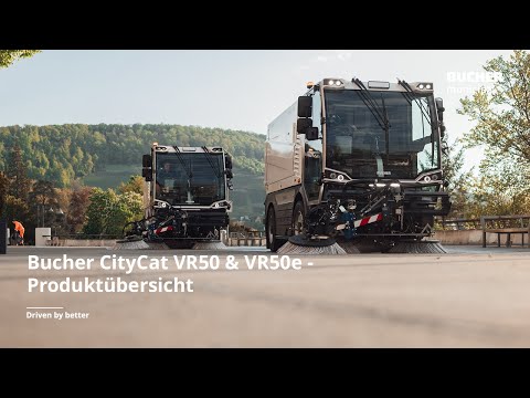 Bucher CityCat VR50 & VR50e - Produktübersicht