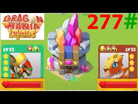 Enchant Dragon battle - Ceremony dragon Vs Narwhale dragon lv 53 vs 51 - dragon mania legends