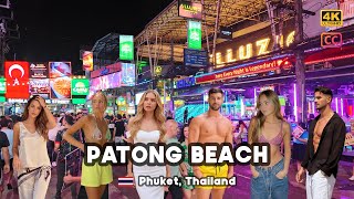 4K 🇹🇭 Patong Beach, Phuket, Thailand, 2025 Fewer Tourists, High Season, Night Li