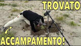 TROVATO ACCAMPAMENTO sepolto, con il Metal Detector: Cimeli e Monete!