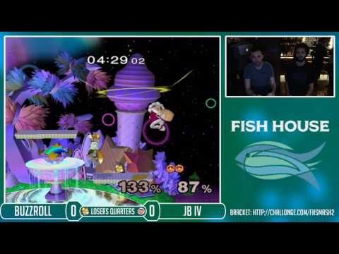 Fish House 2 SSBM - Buzzroll (Fox) Vs. JB IV (Ice Climbers) Losers Quarters
