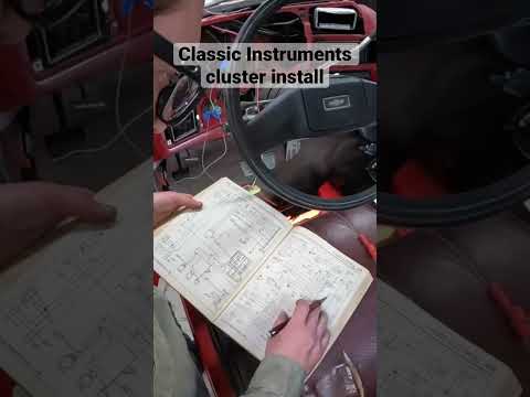 ClassicInstrumentsBoyneCity gauge cluster install #squarebody #lsswaptheworld