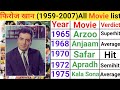 Feroz Khan 1959 2007 Movie List Feroz Khan Hit And Flop Movie Feroz Khan Movies
