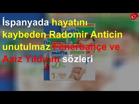 İspanyada hayatını kaybeden Radomir Anticin unutulmaz Fenerbahçe ve Aziz Yıldırım sözleri