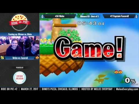 Ride or Pie 2 - Captain Faceroll (Sheik) vs. Webs (Fox) - SSBM - Winners R3