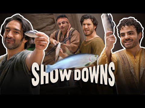 The Chosen Cast Tries Catching Fish—Literally | The Chosen Showdowns