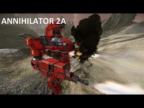 1200 dmg.Total devastation with Annihilator. Mechwarrior Online (MWO).