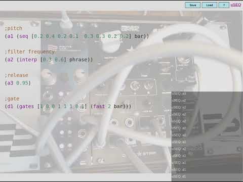 Emute Lab Instruments - uSeq - Live Coding Eurorack Module image 3