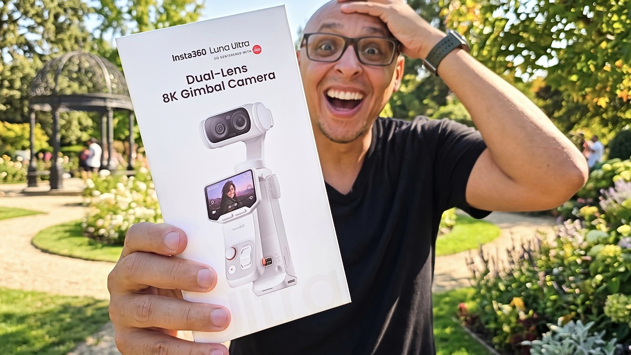 Como paguei MAIS BARATO na Câmera INSTA360 Luna Ultra! A câmera mais versátil do momento!