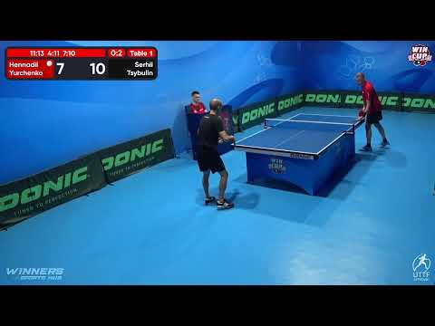 23:00 Hennadii Yurchenko  (0:3)  Serhii Tsybulin West 5 WIN CUP 13.10.2022 | TABLE TENNIS WINCUP