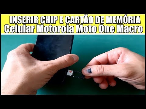 How to Insert SIM Card and Memory Card into Motorola Moto One Macro Cell Phone
