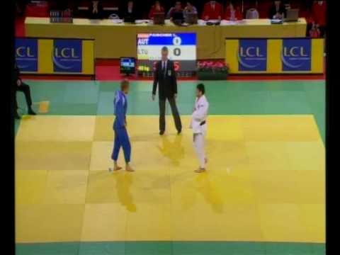 JUDO 2009 Tournois de Paris: Ludwig Paischer (AUT) - Albert Techov (LTU)