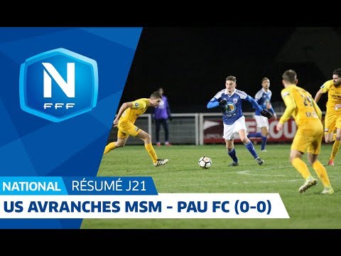 J21 : US Avranches MSM - Pau FC (0-0), le résumé I FFF 2018