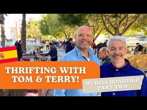 No.1!! OUR FAVOURITE THRIFT DAY IN SPAIN!  | AMAZING FINDS at Riverside Fleamarket | Murcia, Spain 