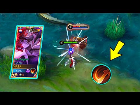 EXECUTE CHOU BUILD HAZA !!!   [ Top Global Chou ] HAZA Gaming -Mobile Legends