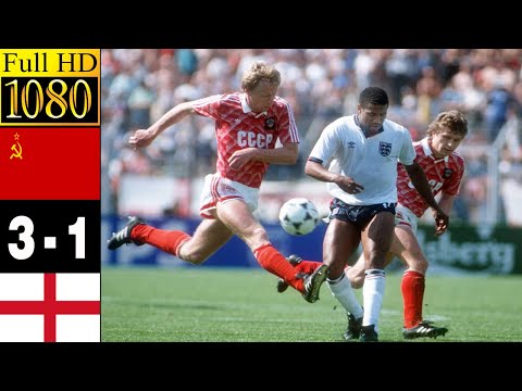 Soviet Union 3-1 England Euro 1988 | Full highlight - 1080p HD